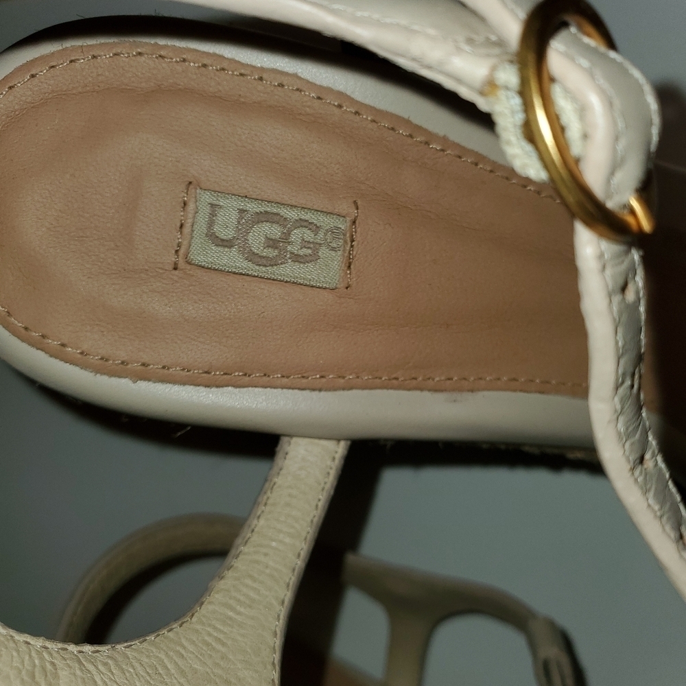 UGG wedge espadrille sandals - Picture 6 of 11
